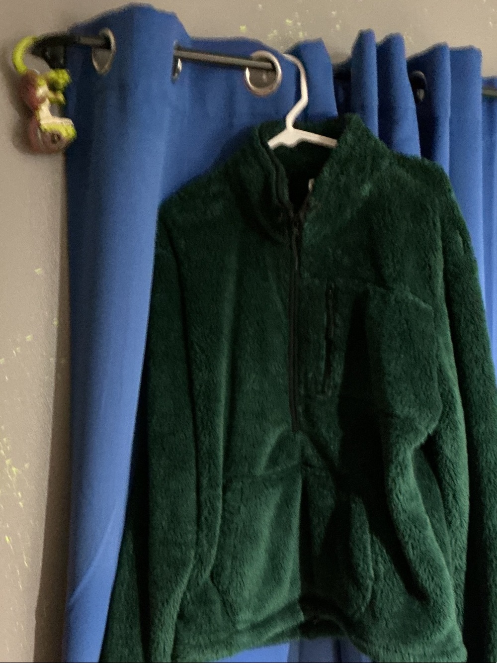 PINK Victoria's Secret Kids Plush Puffer Jacket - Dark Green